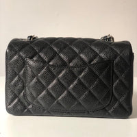 Chanel Caviar Black Quilted Classic Flap Mini SHW