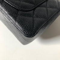 Chanel Caviar Black Quilted Classic Flap Mini SHW