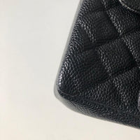 Chanel Caviar Black Quilted Classic Flap Mini SHW