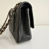 CHANEL Vintage 24K Medium Classic Caviar Double Flap