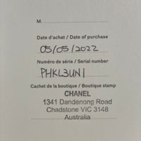 Chanel Classic Medium Flap Caviar 22S Pink Gold Hardware