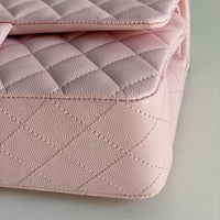 Chanel Classic Medium Flap Caviar 22S Pink Gold Hardware