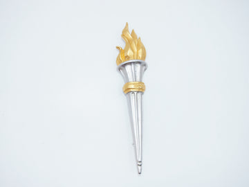 KARL LAGERFELD Rare Vintage Torch Pin Brooch