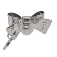 Dark Gray DIOR Original Bow Pin Brooch