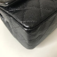 Chanel 18B Caviar Black Quilted Classic Flap Mini SHW