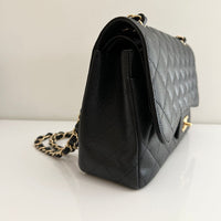 CHANEL Jumbo Classic Double Flap Black Caviar GHW