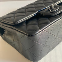 Chanel So Black Lambskin Classic Flap Mini So Black Hardware