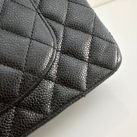 CHANEL Vintage 24K Medium Classic Caviar Double Flap