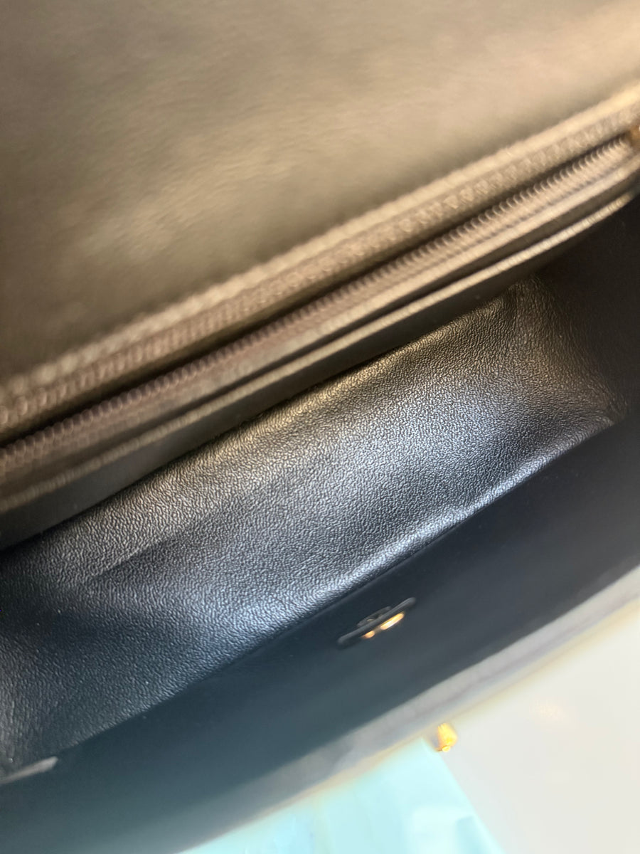 Chanel Black Lambskin Classic Mini Flap with Gold Hardware – 2022, Pristine