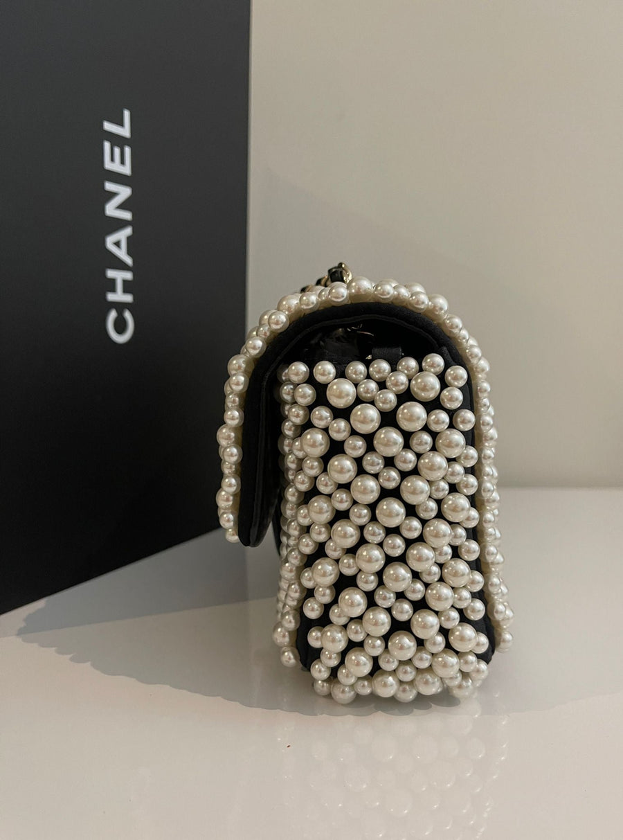 CHANEL PEARL RECTANGULAR MINI BAG