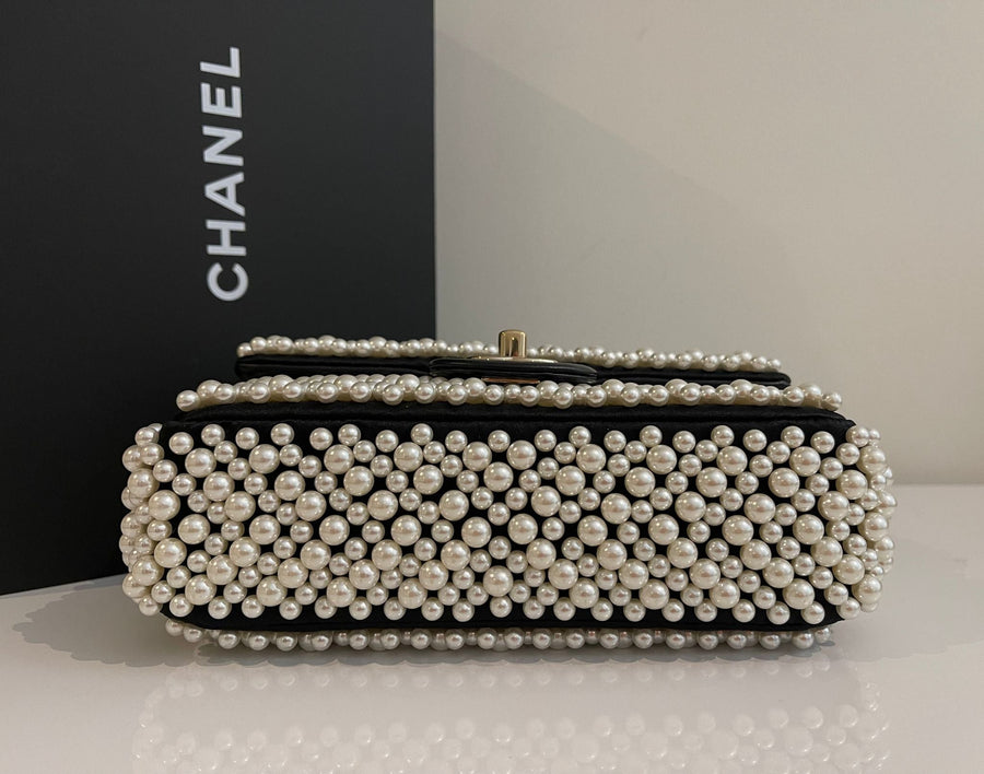 CHANEL PEARL RECTANGULAR MINI BAG